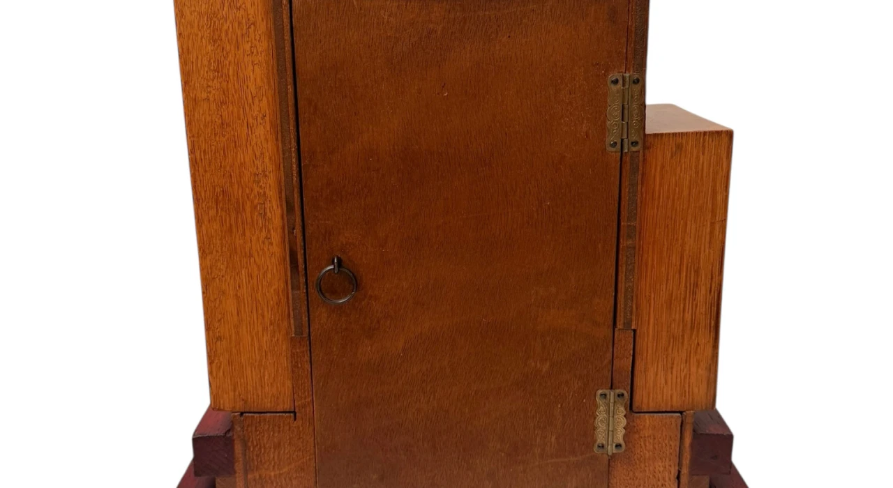 Art Deco Modernist Mantel Clock In the style of Hendrik Wouda, 1920s